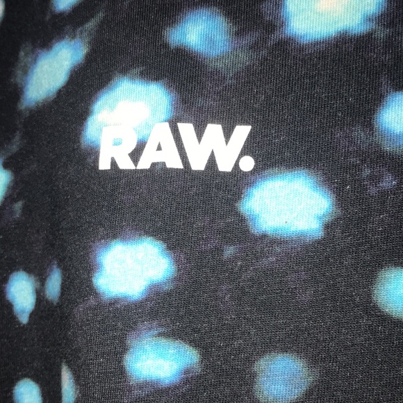 GSTAR RAW ALLOVER GRAPHIC TEE SHIRT MENS SIZE XS - Picture 3 of 10